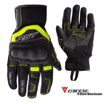 RST Urban Air 3 Black/Fluo-Yellow Sports Touring Urban Leather/Mesh Motorcycl...