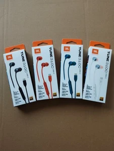 JBL Tune 310C USB-C Écouteurs Hi-Res à l'oreille Tangle Free Black - Excellent