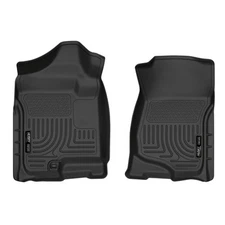 Huskyliners 18201 Pair of Black Front Floor Mats for 07-13 Sierra Silverado 1500