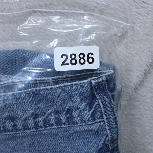 Levi's 514 Jeans Mens 36x34 Blue Straight Leg Zip Fly Distressed Light Wash - Picture 12 of 12