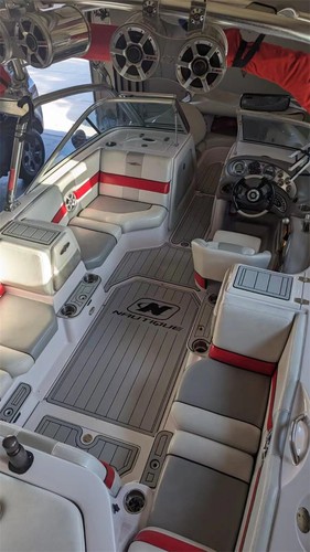 2007 Nautique 220 Swim Platform Cockpit Pad Boat EVA Foam Teak Deck Floor Mat - Bild 4 von 24