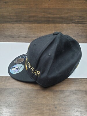 Rocawear jay Z Tap Out Fitted Wool Hat Cap 7 3/8 Black With