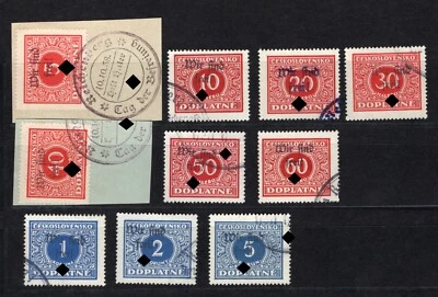 Sudetenland 1938 - Reichenberg, Nr 64-73 einwandfrei mit Sonderstempel, Attest - Bild 1 von 2