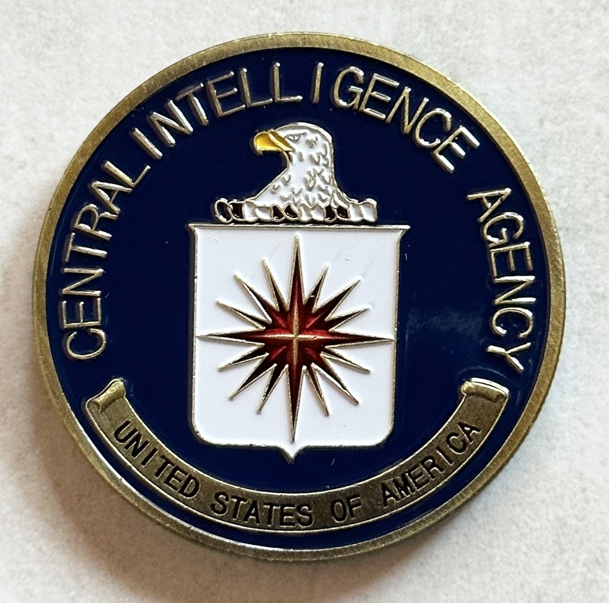 CIA Central Intelligence Agency USA Metal Coin | eBay CIA Central Intelligence Agency USA Metal Coin | eBay