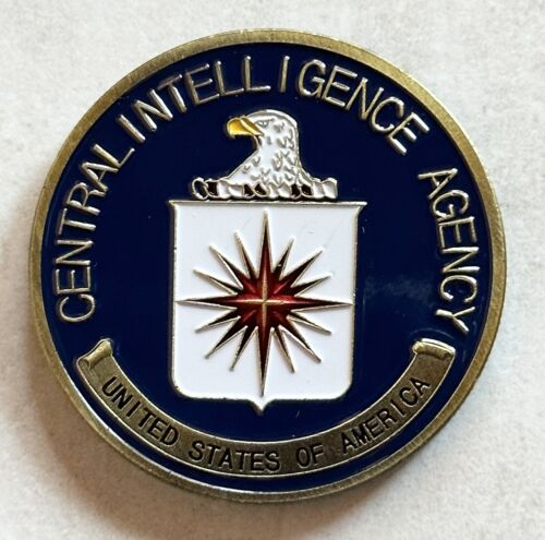 CIA Central Intelligence Agency USA moneta metallo premio pensione - Foto 2 di 6