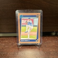 2021 Panini Donruss Baseball Brady Singer Press Proof Rated Rookie /5 #No. 51