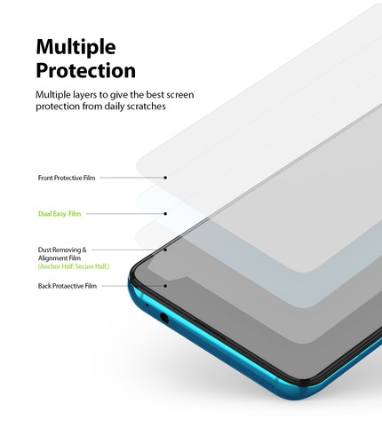 For Xiaomi POCO F2 Pro / Redmi K30 Pro Screen Protector Ringke [Dual Easy Film] - Bild 6 von 18