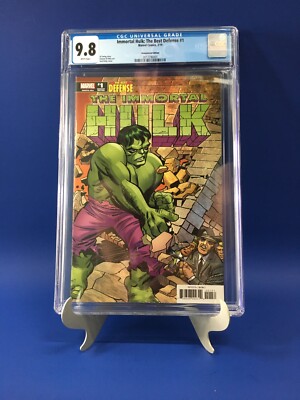 Immortal Hulk: The Best Defense #1 CGC 9.8 1:200 Kirby Remastered Variant RARE 