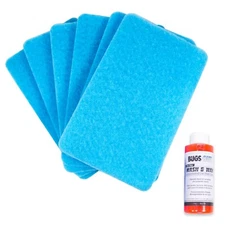 BUGS OUT Bug Removing Sponge (6 Pack) with Concentrated Car Wash Soap Included
