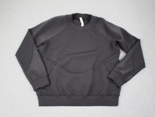 Lululemon Sweater Women's 12 Black Hoodie Pullover Active Wear City Clean