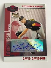 2008 Topps Co-Signers Silver Red Rookie Card Auto Dave Davidson #102 486/500!