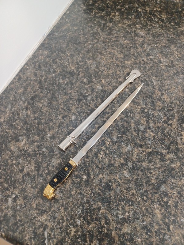 10 Inch. Toledo Unsharpened Sword