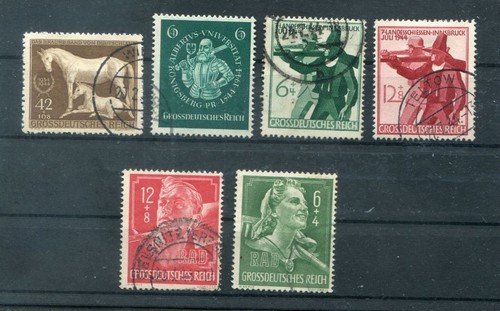 DR-3 Reich 894/899 Perfect Original Stamp MICHEL 894/899