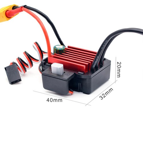 2845 5900KV Wasserdichter Brushless Motor 35A ESC Combo für Traxxas 1/12 RC Car - Picture 5 of 12