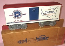 McCoy 1000 Standard Gauge Natl TCA 1966 POST NO BILL CAR Santa Monica NEW IN BOX