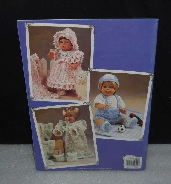 Little Darlin' Dollies Crochet Blanket Booties Bonnets Panties Rompers Shorts - Image 2 of 3