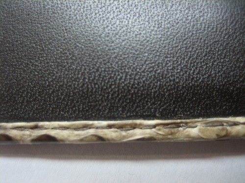 Genuine Python wallet. men's wallet. natural money & card holder, MADE IN U.S.A. - Picture 9 of 9
