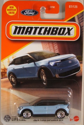 MATCHBOX #7 2024 Ford Explorer BEV, 2025 issue (NEW in BLISTER) - Picture 1 of 3