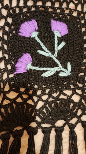 Kimono de ganchillo Free People x Flook hortensia talla M/L - Imagen 12 de 14
