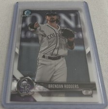 2018 Bowman Chrome Baseball Prospects Brendan Rodgers Colorado Rockies #BCP43