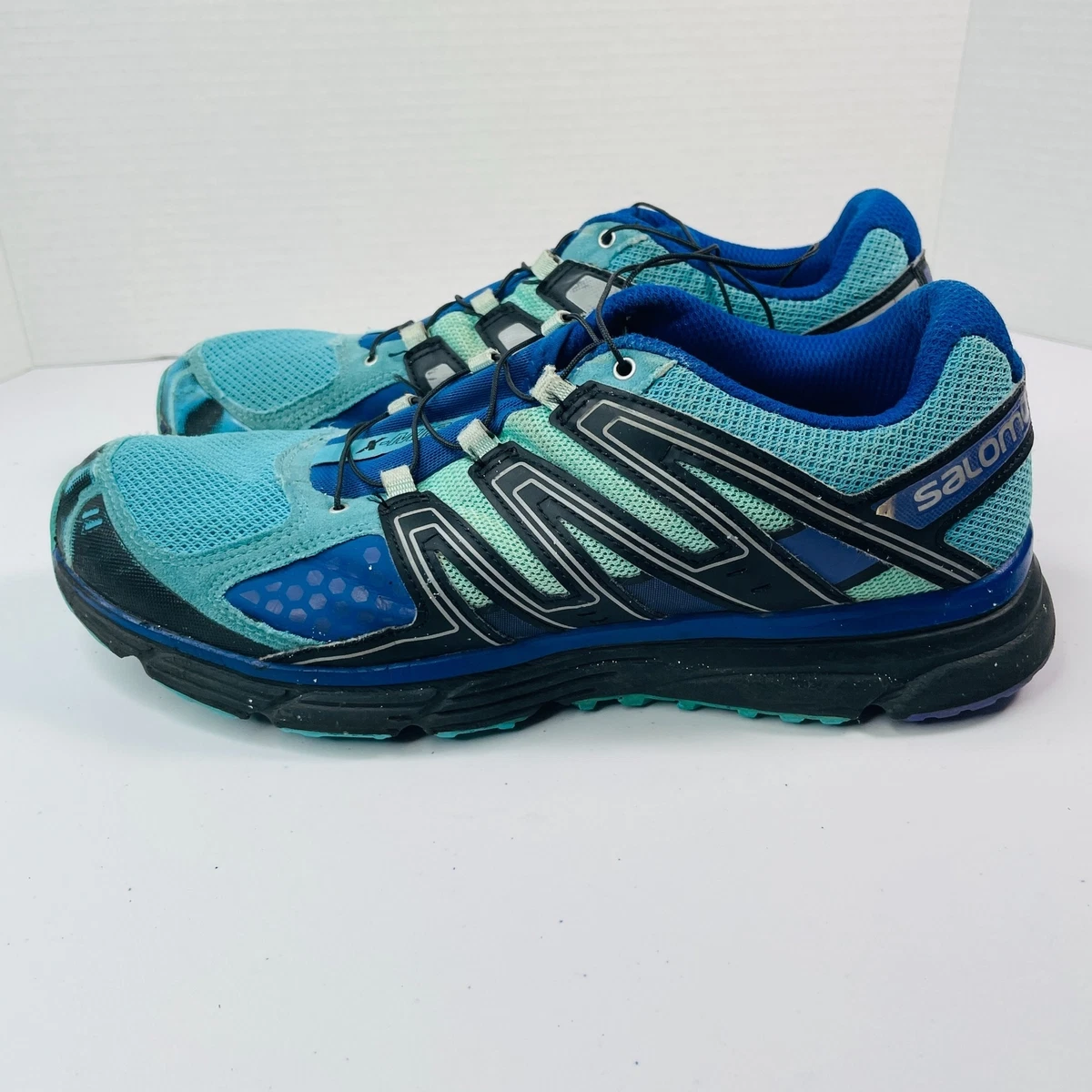 Salomon X-mission 3 Trail Sneakers Laces Blue Mens 12 171383 | eBay