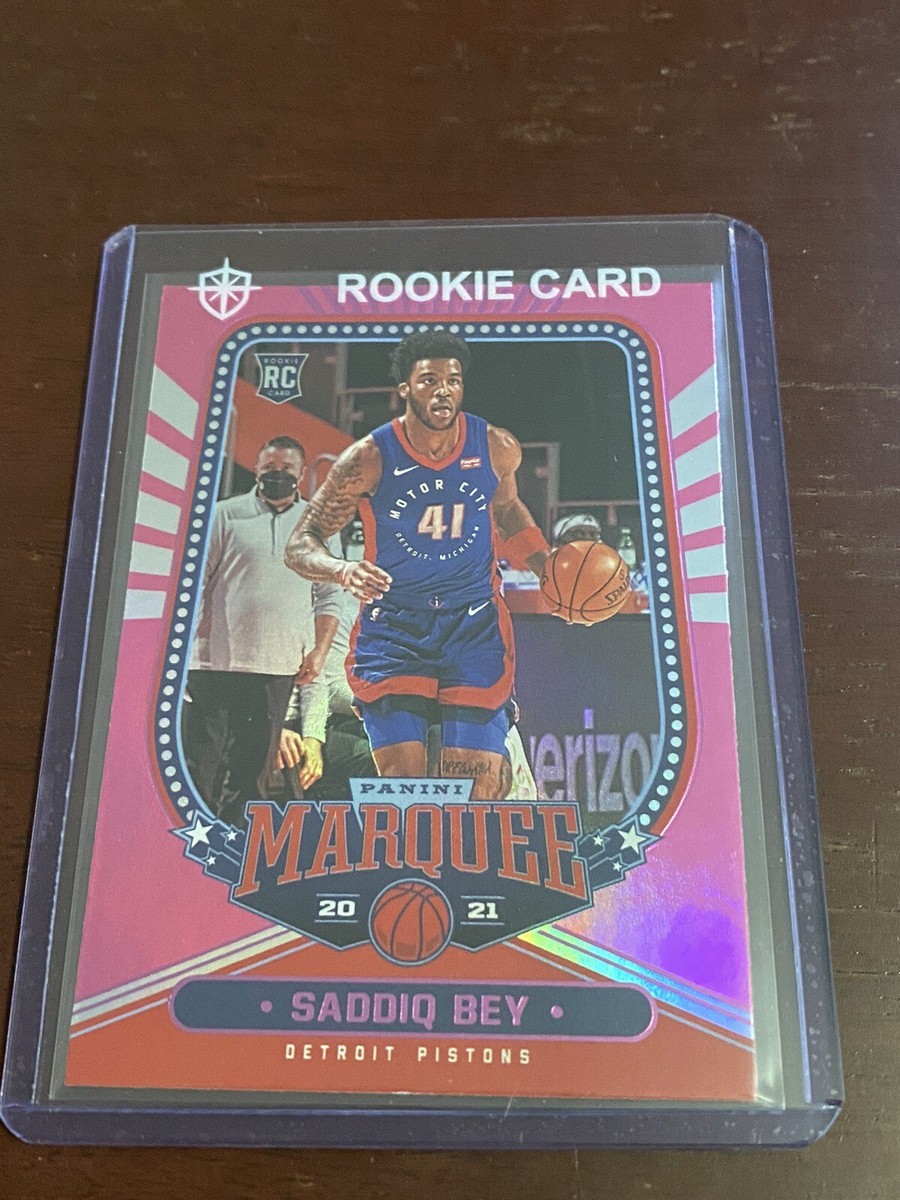 2020-21 Panini Chronicles - Marquee Saddiq Bey #248 Pink (RC