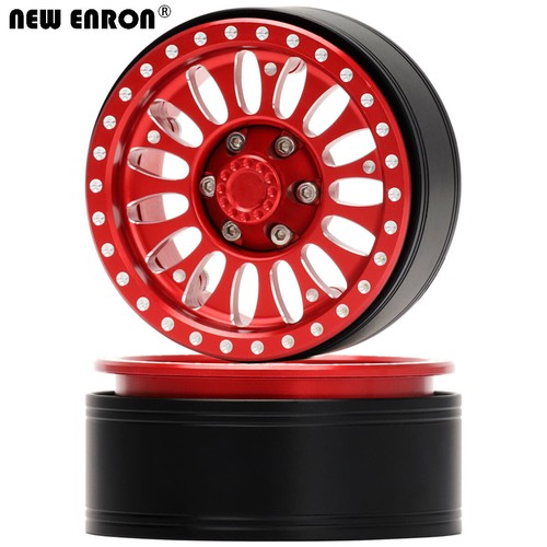 Alloy Heavy Beadlock Wheel Rim For 1:10 Crawler Axial SCX10 90046 D90 TRX4 CC01 - Picture 22 of 31