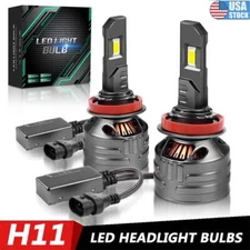 H11 LED Headlight Kit Low Beam Bulb Canbus Super Bright 6000K White 150W 50000LM