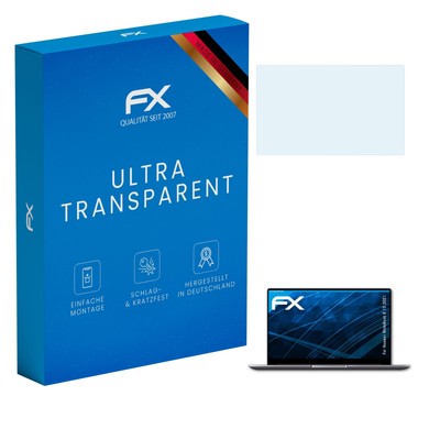 atFoliX 2x Displayschutzfolie für Huawei MateBook D 15 2021 Schutzfolie klar