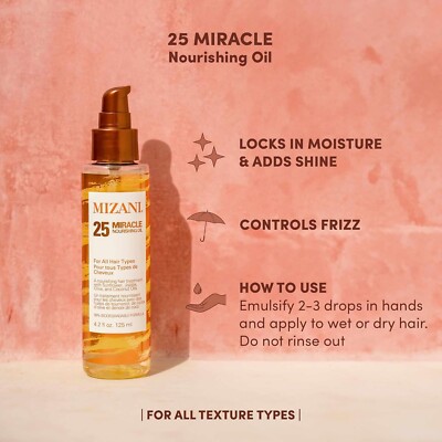 MIZANI 25 Miracle Nourishing Oil Lightweight 4.2oz 884486242624| eBay