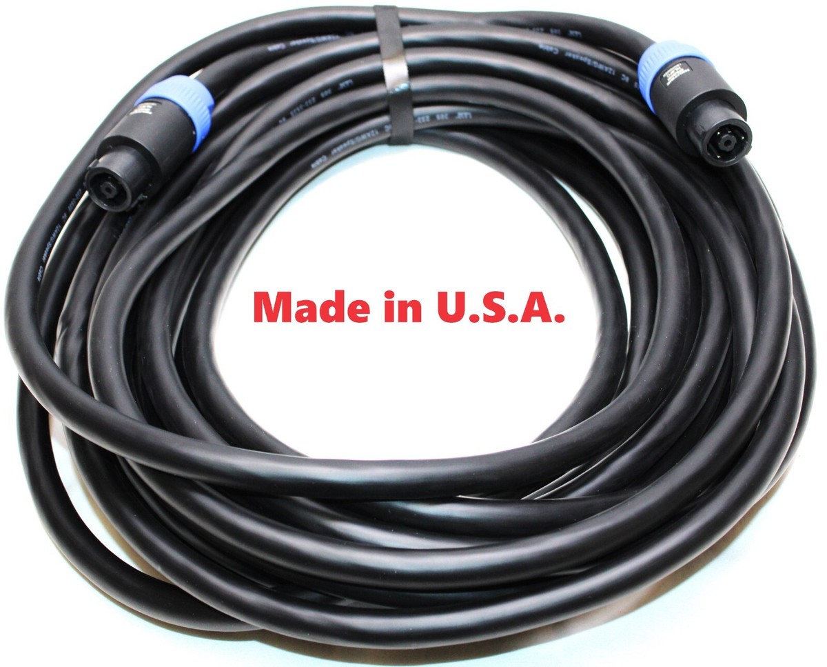 LASE 50 Ft SpeakOn Speaker Cable w/ NEUTRIK NL8FC 12ga 8 Conductor