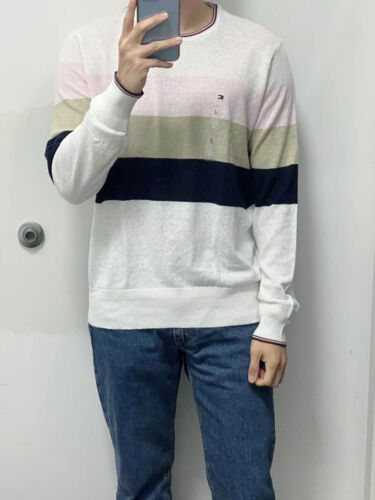 NWT Mens Tommy Hilfiger Cotton Linen Sweater XS S M L XL XXL 2XL - Picture 22 of 41