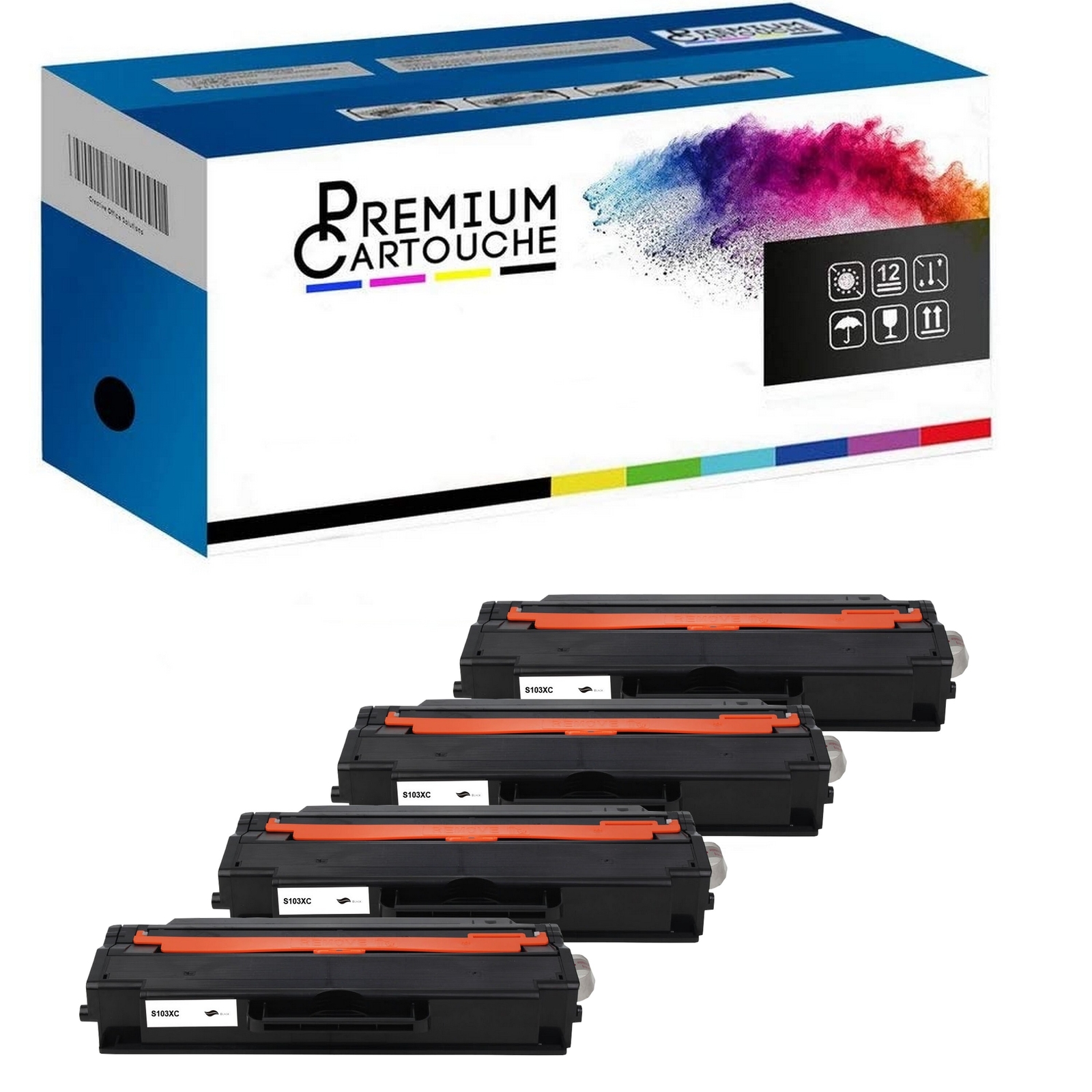 Toner MLT-D103L ELS noir x4 pour éviter les pannes d'encre et retrouver des textes nets
