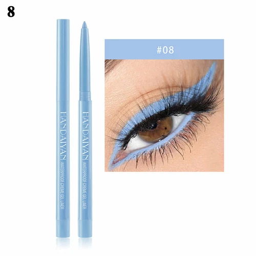 Matita eyeliner colorata 24 ore liquido alto pigmento lunga durata eye liner penna gel - Foto 55 di 110