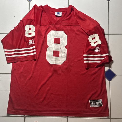 Steve Young #8 San Francisco 49ers NFL Football Starter Red Jersey Size 54 / 2XL - Picture 2 of 4