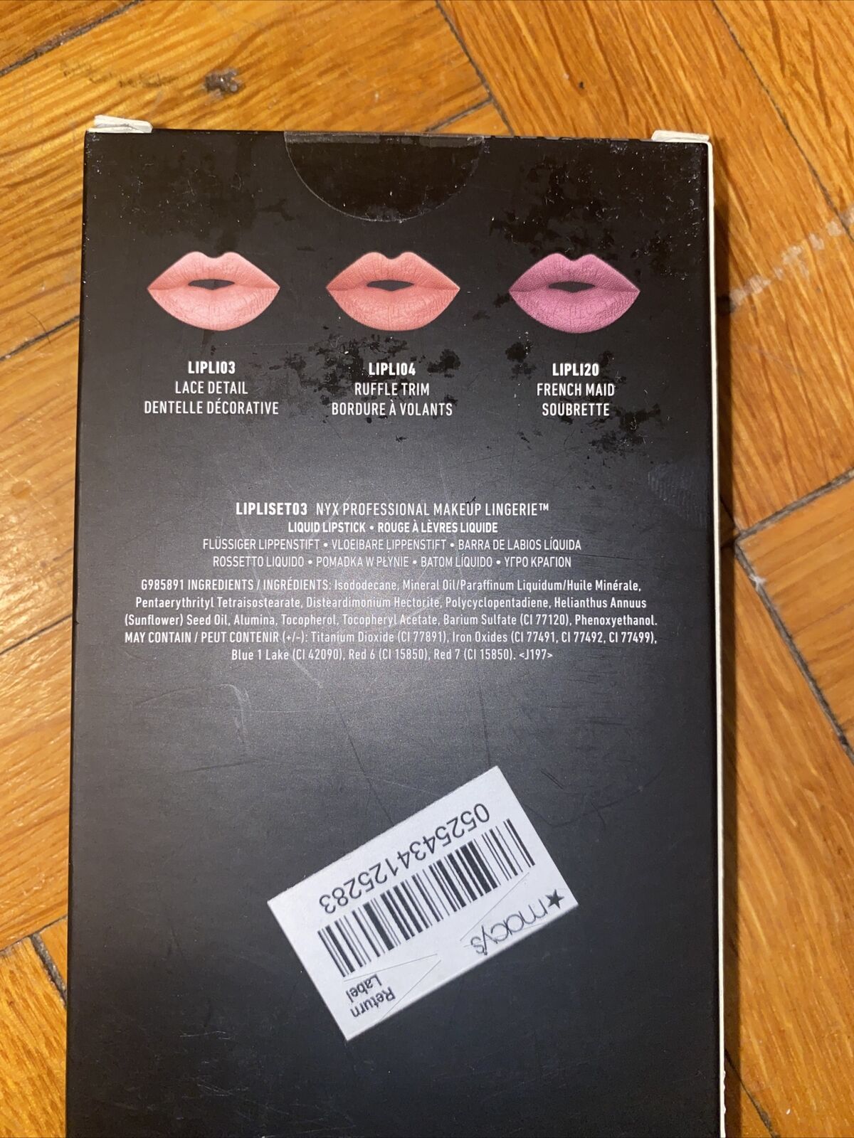Pack of 2 NYX Lip Lingerie Liquid Lipstick, French Maid # LIPLI20
