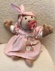 North American Bear Co Baby Doll Bear With Pacifier Plush Stuffed Animal Pink