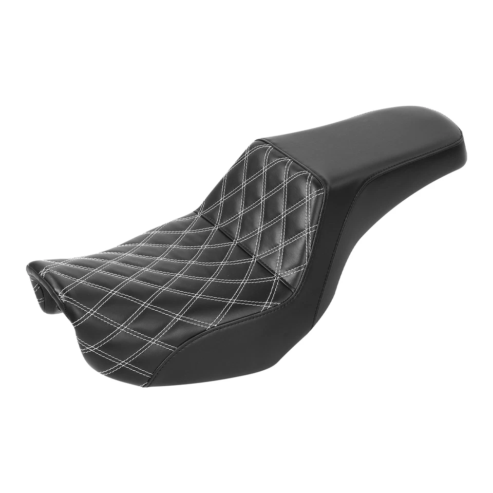 Asiento de conductor pasajero apto para Harley Dyna Street Bob Wide Glide 06-17 07 Foto 2 de 4