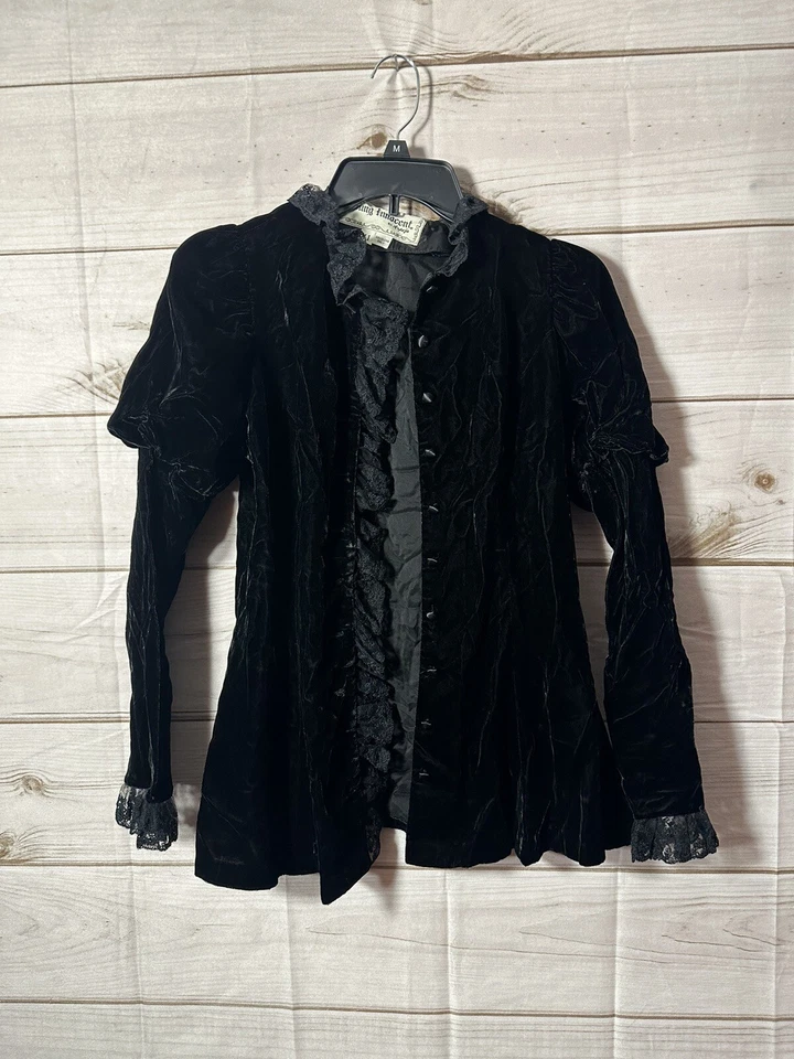 Vintage Young Innocent Velvet Top size 11