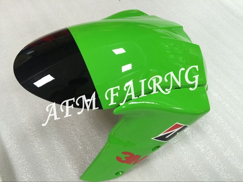 Green Black ABS Injection Mold Bodywork Fairing Kit Panel for Ninja ZX-6R 07-08 - Picture 3 of 5