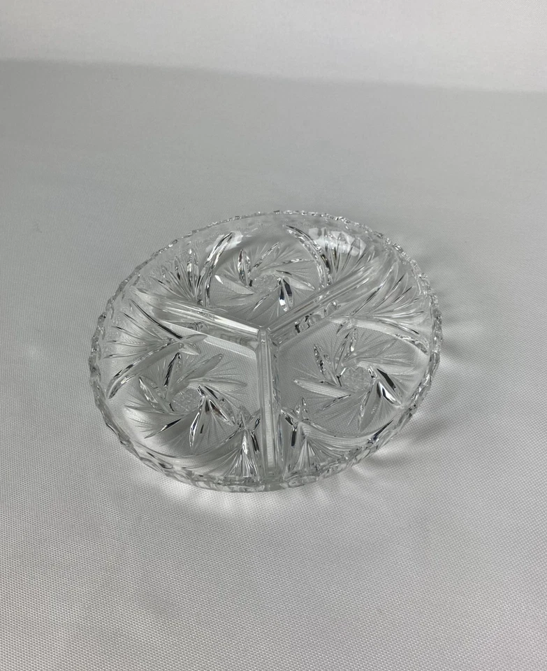 Assiette à compartiment pour apéritif en verre – Assiette apéritif - Photo 3/4