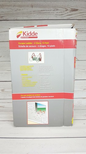 Escalera de escape antideslizante Kidde Fire Emerecy 13' segundo piso para todas las edades KL-2ST - Imagen 2 de 7