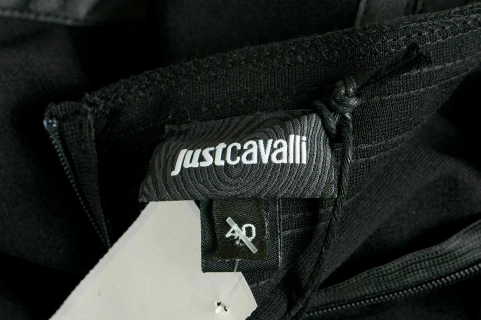 Falda lápiz Just Cavalli negra para mujer US S IT 40 Foto 4 de 4