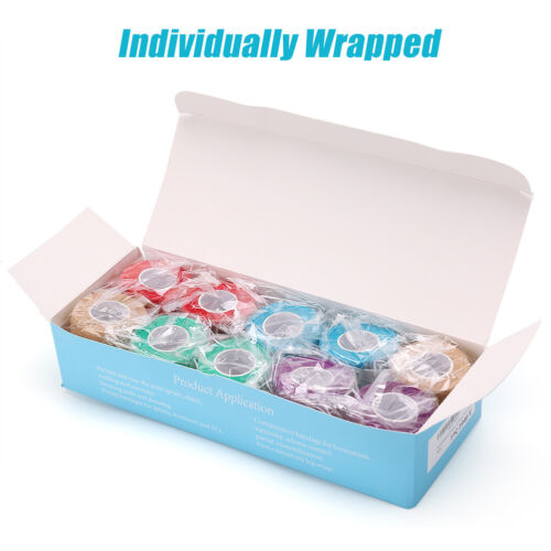 10/20 Rolls Stretch Bandage Wrap, 2/3/4 Inch x 5 Yards Cohesive Vet Tape Colors - Picture 6 of 25