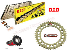Honda CBR1000RR Fireblade DID Gold X-Ring Chain and Renthal Sprocket Kit Set
