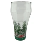 1991 VINTAGE COKE COCA-COLA CHRISTMAS HOLIDAY PINE TREE DRINKING GLASS EXCELLENT