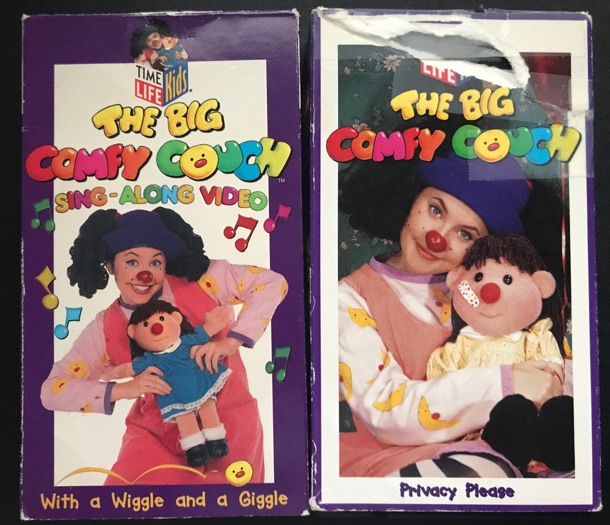 Lot Of 2 The Big Comfy Couch Sing-Along A Wiggle And A