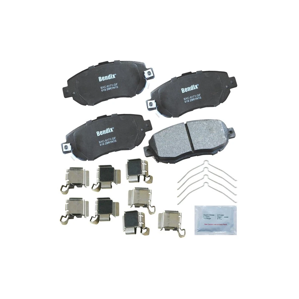 Комплект из 2 передних задних дисковых тормозных колодок для Lexus GS300 1998 ~ 2005 - Изображение 3 из 4