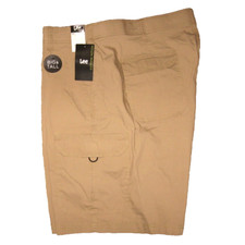 Lee Men's Cargo Shorts 54 Waist Big & Tall Nomad Extreme Motion Relaxed Fit New