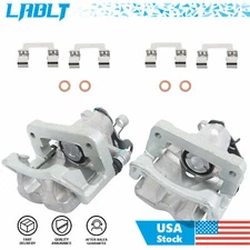 LABLT 2× Rear Side Disc Brake Calipers For Chevy Impala 14-18 Buick LaCrosse XTS